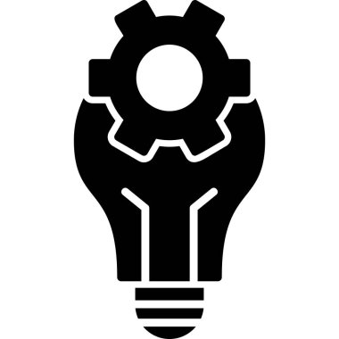 Bir fikrim var. Web simgesi basit illüstrasyon