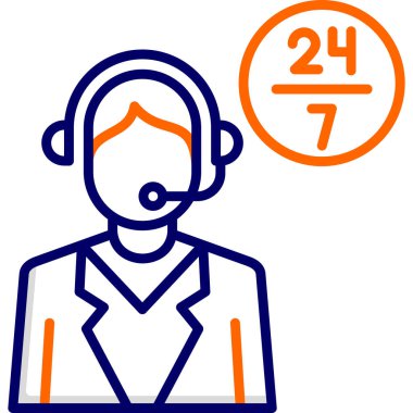 Müşteri servisi. Web simgesi