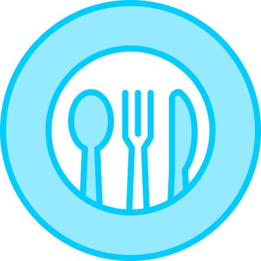 Gıda simgesinin vektör illüstrasyonu