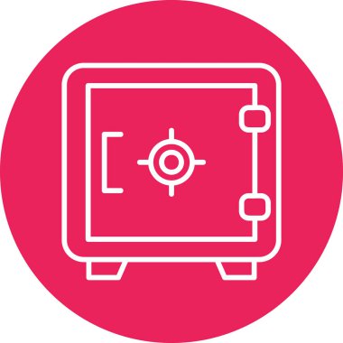 Dolap. Web simgesi basit illüstrasyon