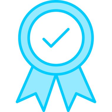 Madalya. Web simgesi basit illüstrasyon