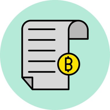 Ben Bill. Web simgesi basit illüstrasyon