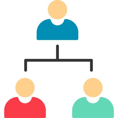 Çalışma Yönetimi simgesi vektör illüstrasyonu