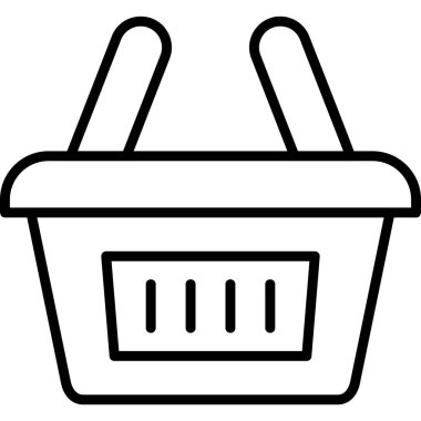 Alışveriş sepeti. Basit tasarım