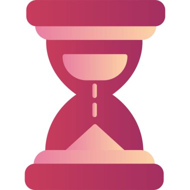 Kum saati. Basit illüstrasyon