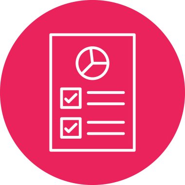 İş ve finans simgesinin vektör illüstrasyonu