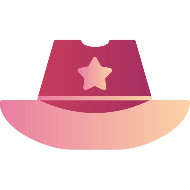 Şapka. Web simgesi basit illüstrasyon