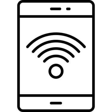 wifi simgesi vektör illüstrasyonu