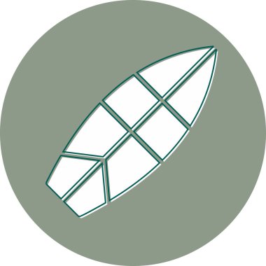 Sörf tahtası, modern simge, vektör illüstrasyonu