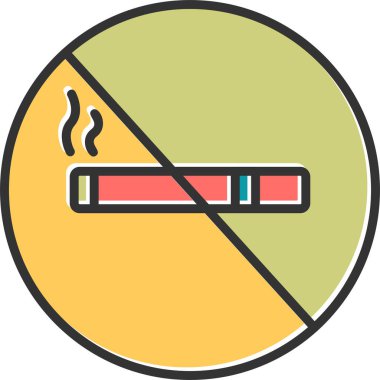 Soyut grupta sigara içilen simge yok