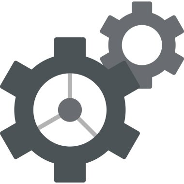 Çarklar, vites döndürme simgesi çizimi