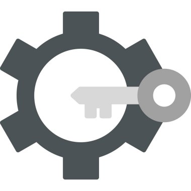 Ayarlar. Web simgesi vektör illüstrasyonu