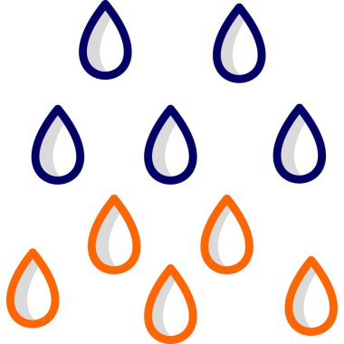 Renkli indirme simgesinin vektör illüstrasyonu