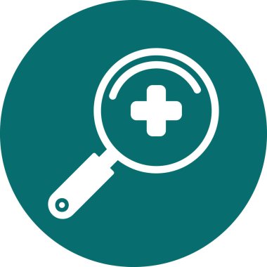 Yakınlaştır. Web simgesi basit illüstrasyon