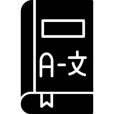 Kitap. Web simgesi basit illüstrasyon