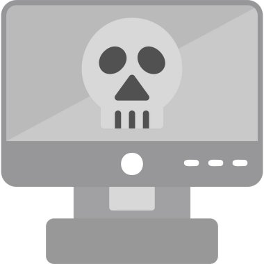 Bilgisayar. Web simgesi basit illüstrasyon 