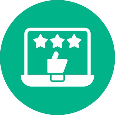 İyi gözden geçirme modern simgesi, vektör illüstrasyonu