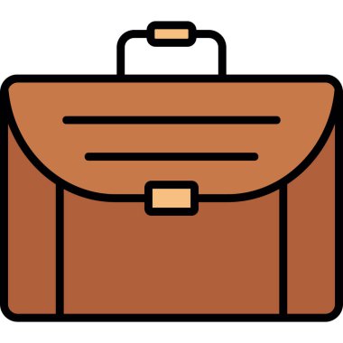 Çanta. Web simgesi vektör illüstrasyonu