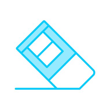 Silgi simgesinin vektör illüstrasyonu