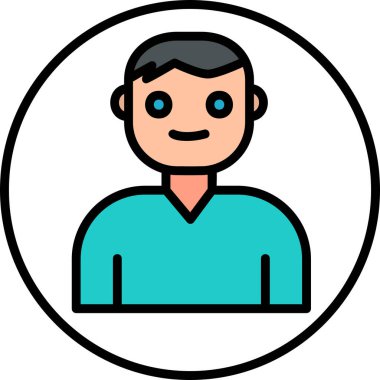User Account, man logo User, simple icon for web page 