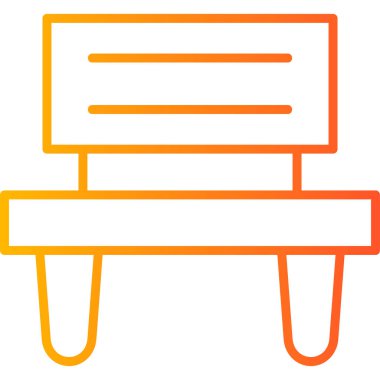 çizgi gradyan vektör simgesi. biçim kontur düz illüstrasyon, siyah renk, beyaz arkaplan.