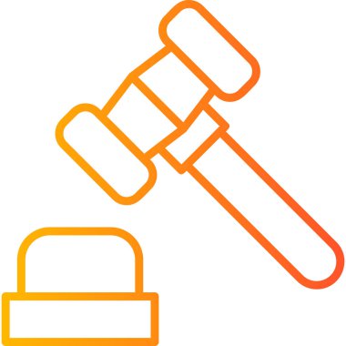 Çekiç Ağı simgesi basit illüstrasyon