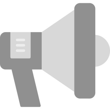 Megafon ikonu vektör illüstrasyonu