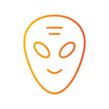 cartoon art illustration of ufo alien creature