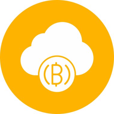 vector cloud technology icon illustration