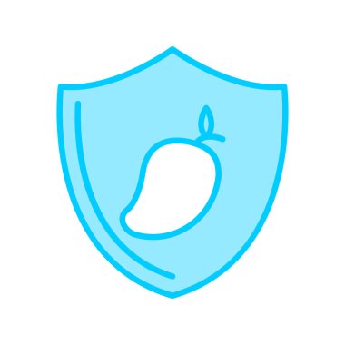 Gıda Kalkanının vektör simgesi