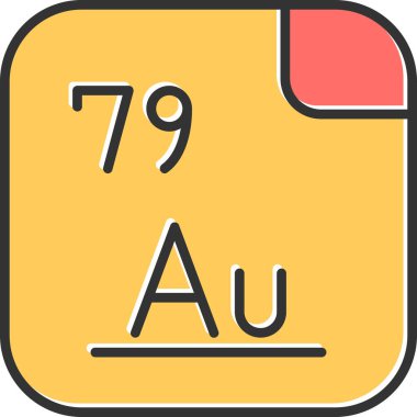 Kişisel ve ticari kullanım için altın Aurum simgesi