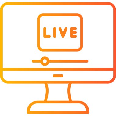 Canlı modern simge, vektör çizimi