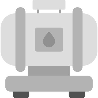 Fabrika tankı modern simgesi, vektör illüstrasyonu