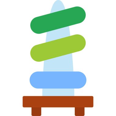 Piramit. Web simgesi basit illüstrasyon