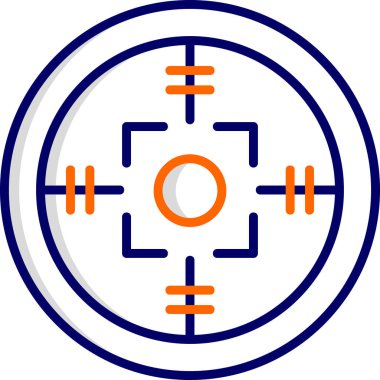 Hedef. Web simgesi basit tasarım 