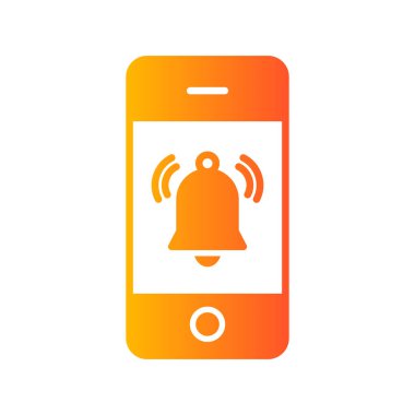 akıllı telefon simgesi vektör illüstrasyonu