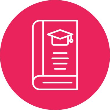 Eğitim simgesinin vektör illüstrasyonu