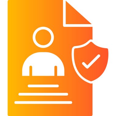 User logo an Data, simple icon for web page  