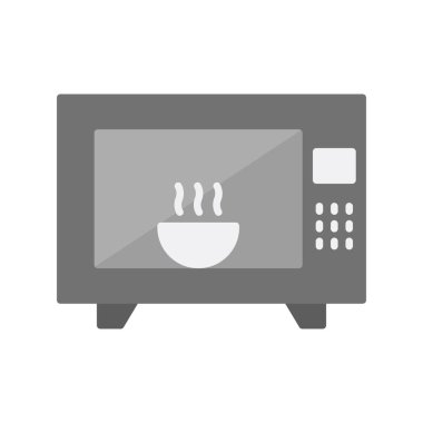 Mikrodalga fırın, akıllı telefon aygıtının dijital çizimi, 