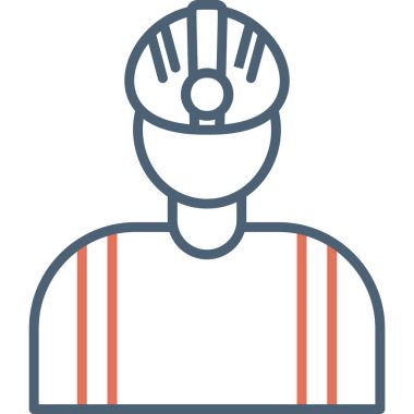 Worker icon modern vector illustration