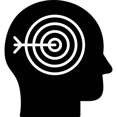 Hedef. Web simgesi basit tasarım