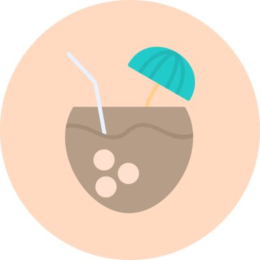 içecek simgesi, vektör illüstrasyonu 