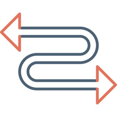 Ok. Web simgesi basit illüstrasyon