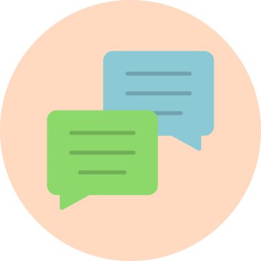 ileti ikonu vektör illüstrasyonu