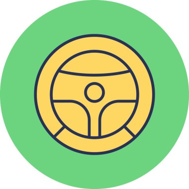 direksiyon simgesi vektör illüstrasyonu