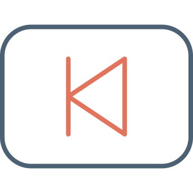 Daha önce. Web simgesi basit illüstrasyon