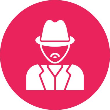 İnsan simgesinin vektör illüstrasyonu