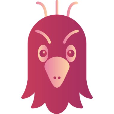 papağan simgesi vektör illüstrasyonu