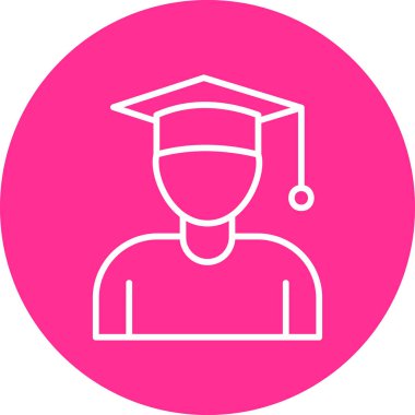 Modern eğitim ikonunun vektör illüstrasyonu