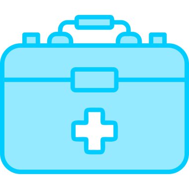 İlk yardım kiti vektör illüstrasyonu